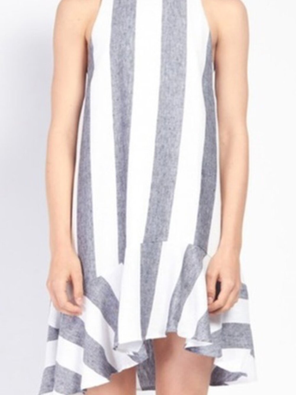 PAPER LONDON Treacle Dress in Black & White - Size 8